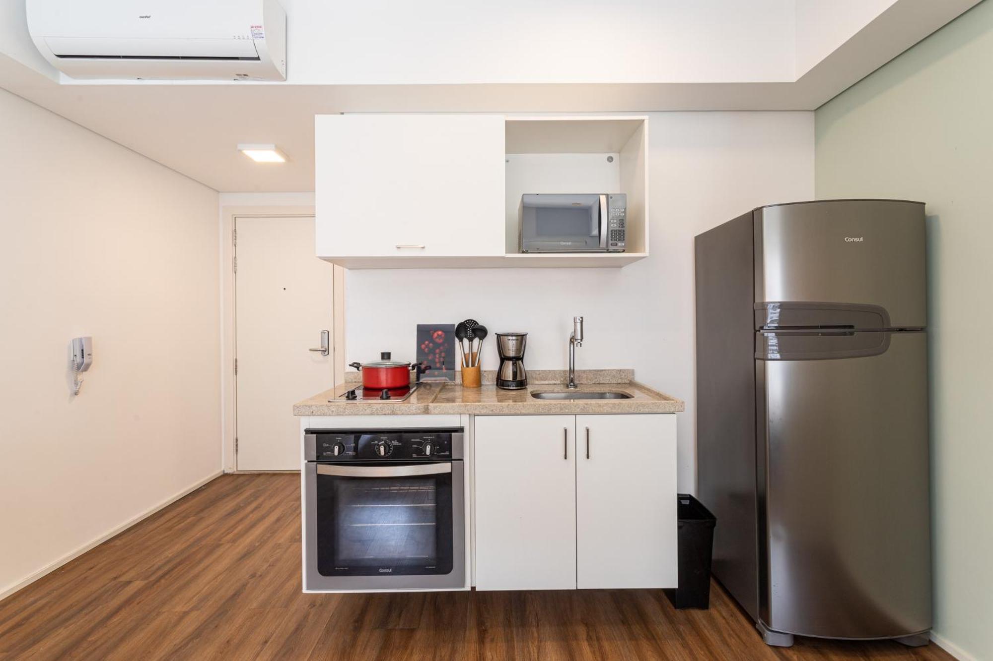 Setin Downtown Genebra - Apartamentos Completos Na Bela Vista Com Piscina Sao Paulo Oda fotoğraf